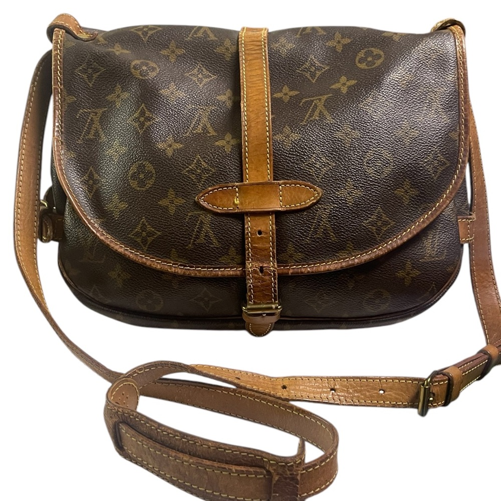 Louis Vuitton Brown Monogram Crossbody Bag